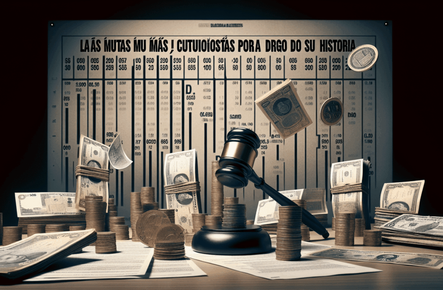 Las Multas Más Cuantiosas Impuestas por la DGT a lo Largo de su Historia