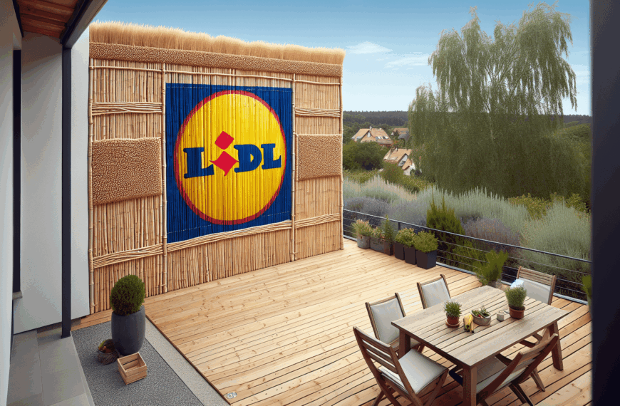 Resguarda Tu Espacio con Estilo: El Cañizo Natural de Lidl para una Terraza Íntima