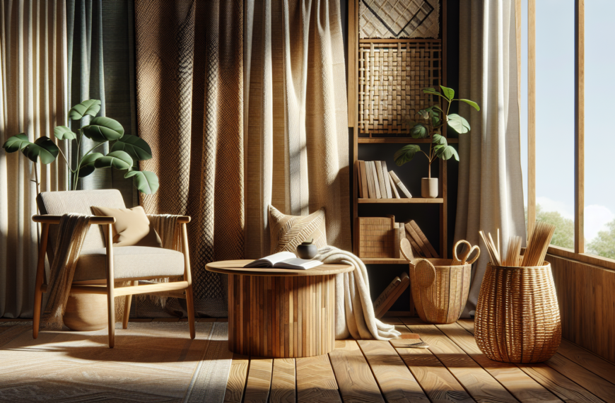 Madera, Textiles y Ratán: La Fusión Perfecta para un Hogar Acogedor y Sofisticado
