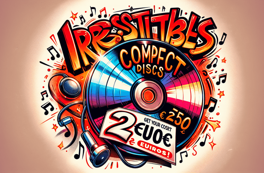 Ofertas Irresistibles: Consigue Tu Disco Compacto por Solo 2,50 Euros