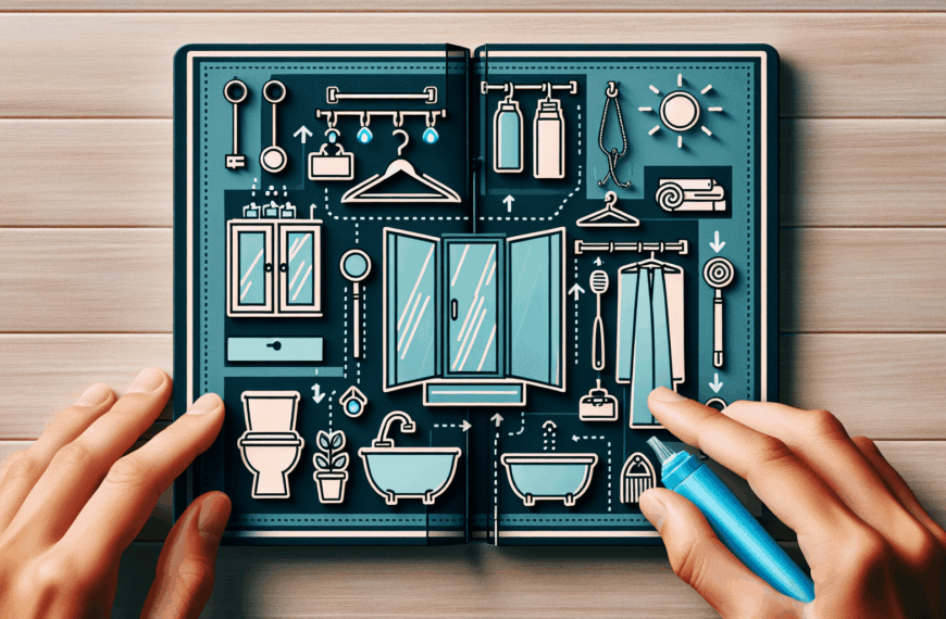 Soluciones Ingeniosas para Colgar Accesorios en Puertas y Mamparas de Ducha