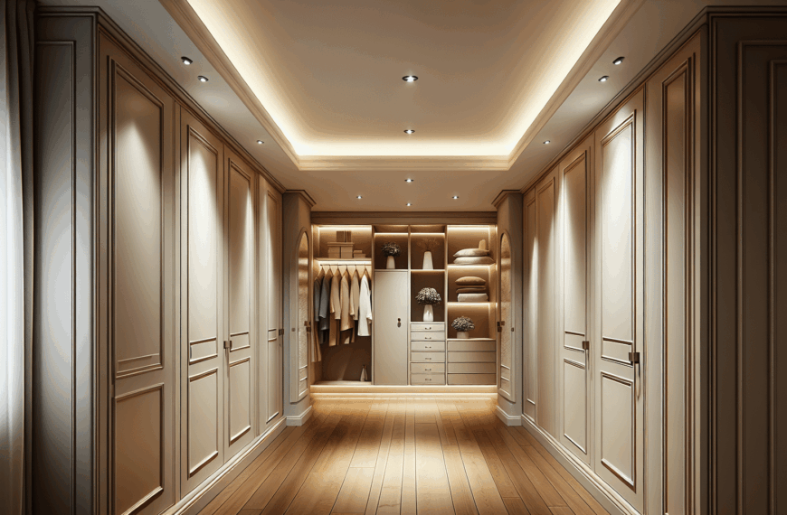 Optimiza Tu Espacio: La Sofisticación de los Armarios Empotrados en Pasillos