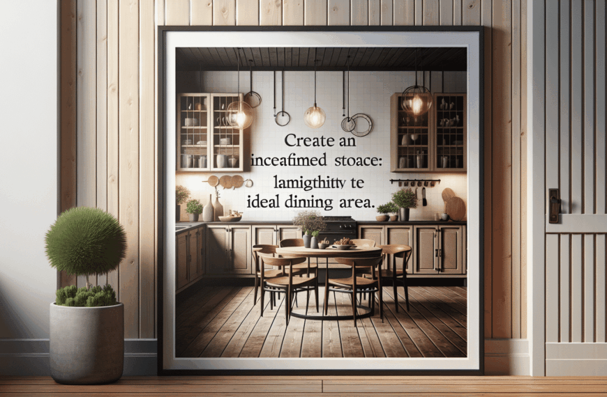 Transforma Tu Hogar: Aumenta Almacenamiento, Ilumina Espacios y Crea el Comedor Perfecto