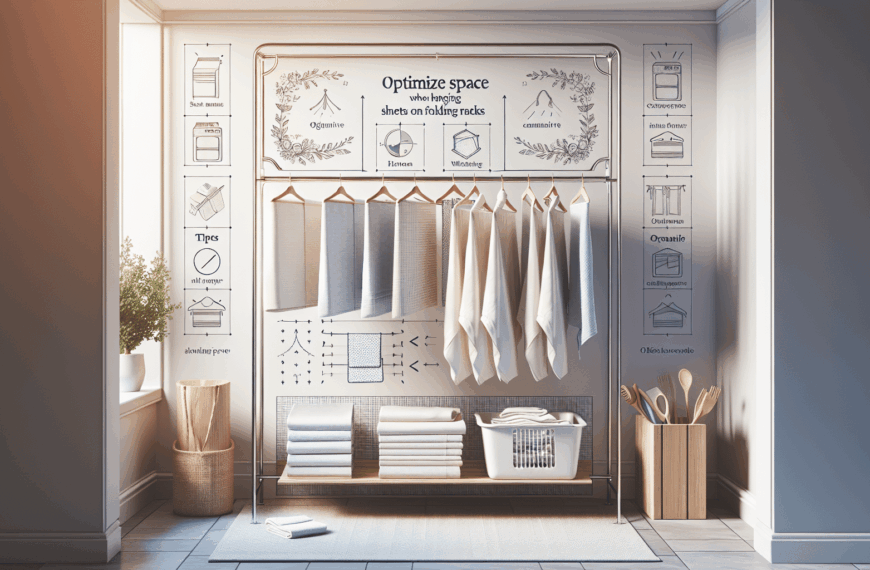 Optimiza el Espacio al Tender Sábanas en Tendedores Plegables: Consejos Útiles