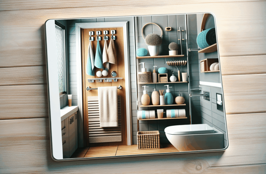 Organización Creativa de Accesorios en Puertas y Mamparas de Ducha