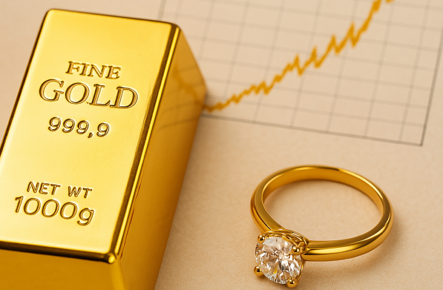 Récord en el Precio del Oro: Oportunidad Brillante para Anillos de Compromiso