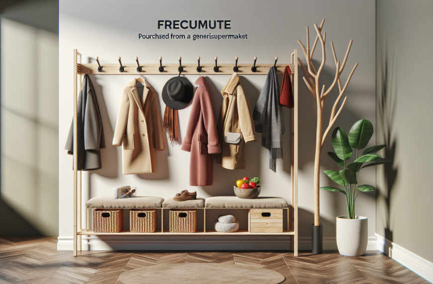 Perchero Funcional de Carrefour: Optimiza tu Recibidor Compacto