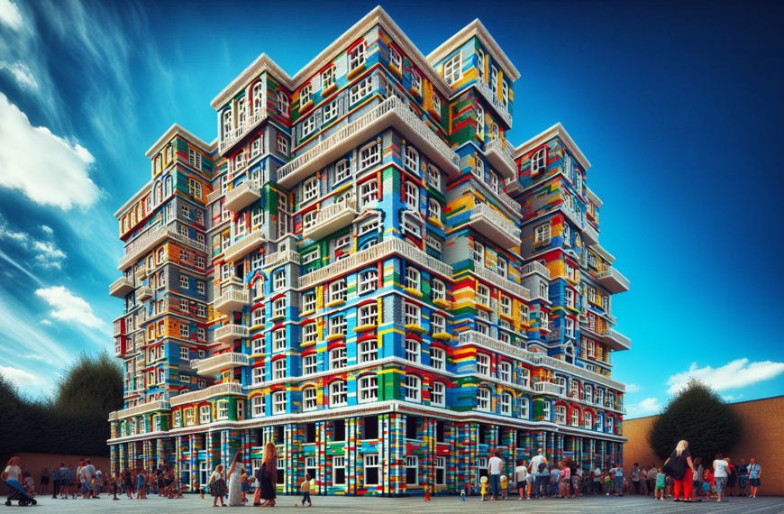 Récord de Creatividad: Edificio de Lego Gigante Construido en Solo Cinco Días