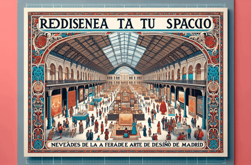 Rediseña Tu Espacio: Novedades de la Feria de Arte y Diseño de Madrid