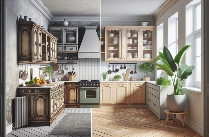 Renovación Moderna: De Cocina Anticuada a Oasis Abierto y Minimalista