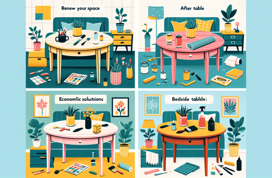 Renueva Tu Espacio: Soluciones Económicas para Transformar Tus Mesas