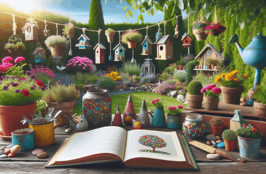 Renueva Tu Jardín: Manual Práctico de Decoración y Manualidades