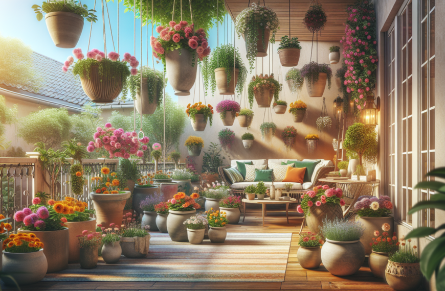 Renueva Tu Terraza: Creativas Ideas de Decoración con Macetas Colgantes