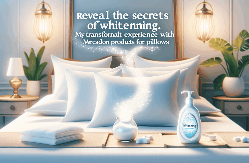 Revela los Secretos del Blanqueo: Mi Transformadora Experiencia con Productos de Mercadona para Almohadas