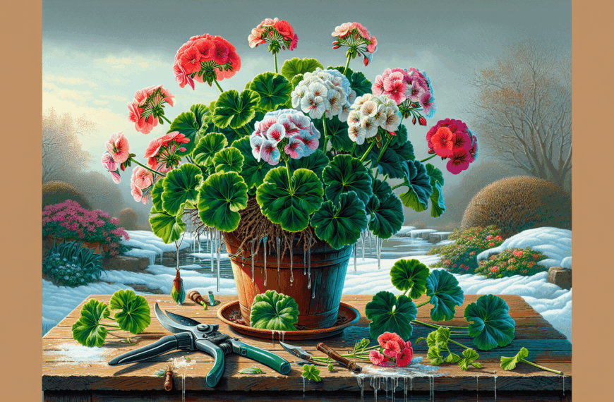 Revitaliza Tus Geranios: Guía Esencial para Podarlos Después del Frío