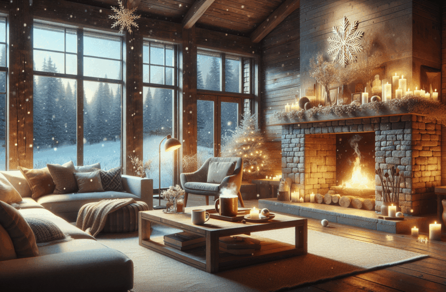 Rústico Moderno: Confort y Elegancia en las Tardes de Invierno