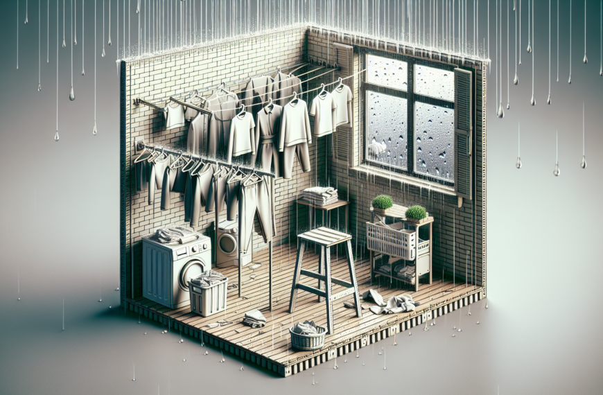 Secado Rápido y Sin Estorbo: Estrategias para Ropa Seca en Días Lluviosos
