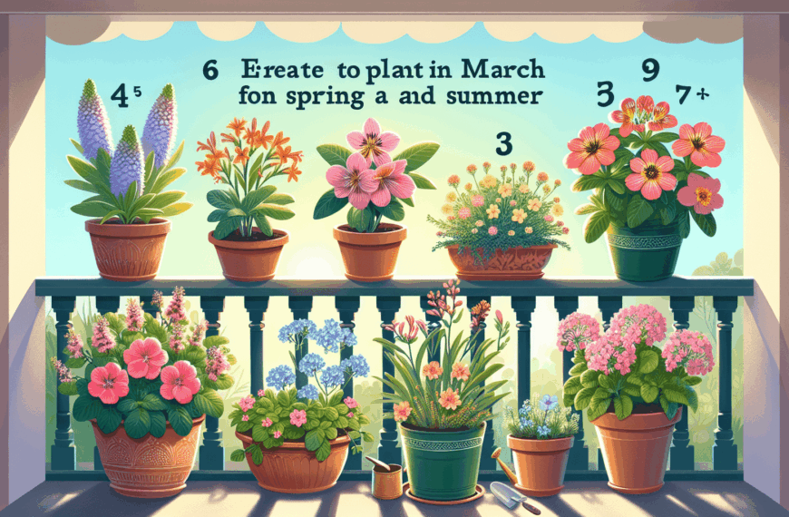 Embellece Tu Balcón: Seis Plantas Florales Para Sembrar en Marzo y Disfrutar de Colores en Primavera y Verano