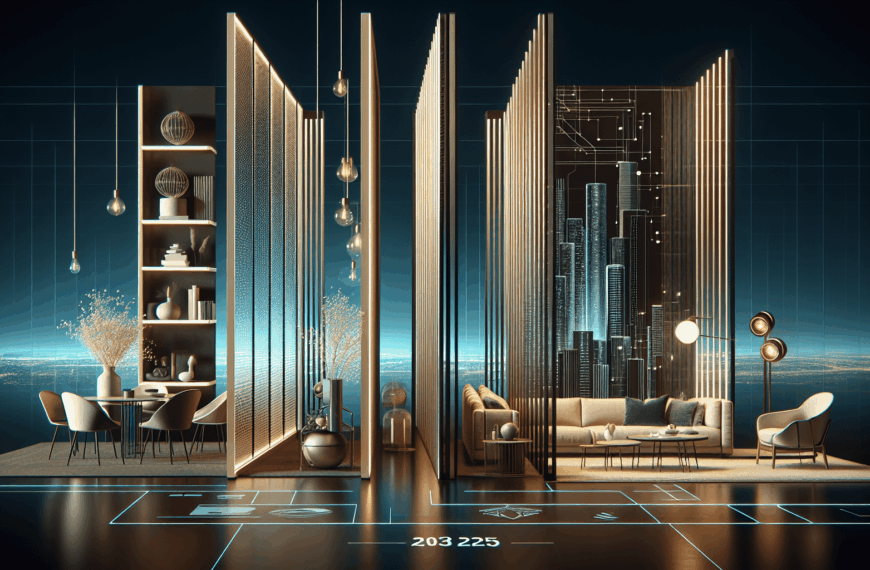 Separadores Verticales: Innovación en el Diseño de Interiores para el 2025