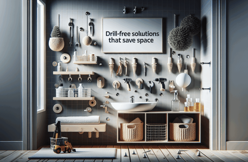 Soluciones Innovadoras para Ahorrar Espacio sin Necesidad de Taladrar