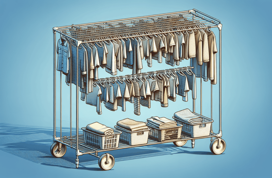 Tendedero Móvil Económico: Tu Compañero Ideal para un Lavado Sin Esfuerzo