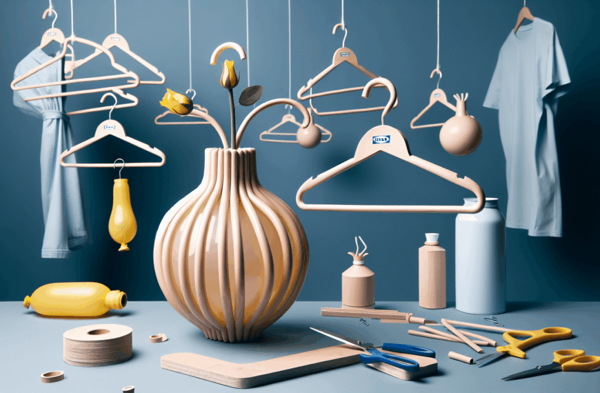 Transforma Perchas de Ikea y un Globo en un Jarrón Moderno: Guía Práctica