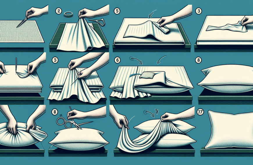 Transforma Sábanas Viejas en Elegantes Fundas de Cojín en Solo 120 Segundos Sin Agujas ni Hilos