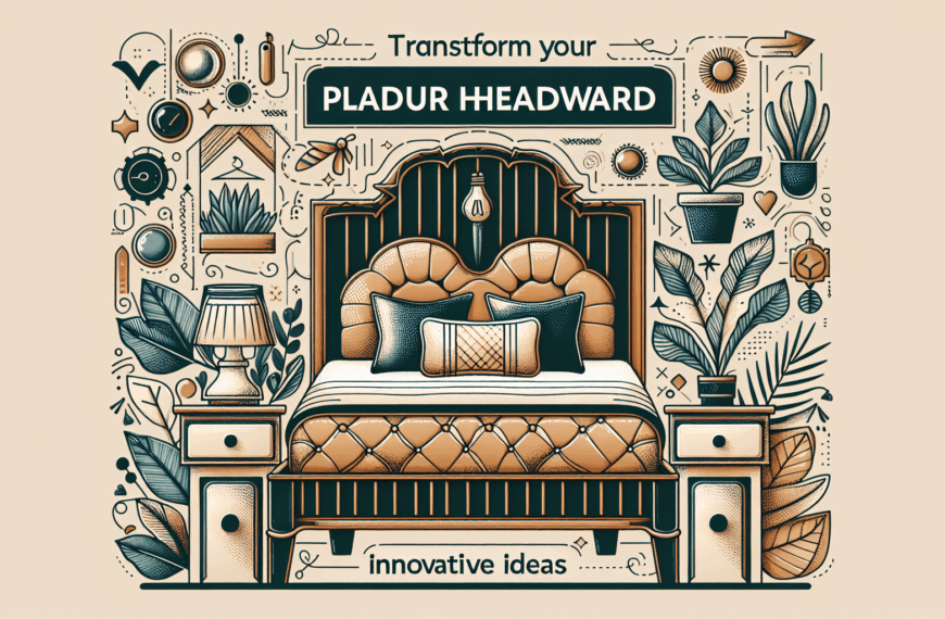 Transforma Tu Cabecero de Pladur con Estilo: Ideas Innovadoras