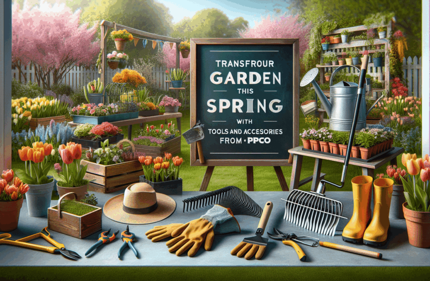Transforma Tu Jardín Esta Primavera con las Herramientas y Accesorios de Pepco