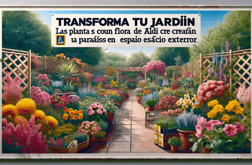 Transforma Tu Jardín: Las Plantas con Flor de Aldi que Crearán un Paraíso en Tu Espacio Exterior