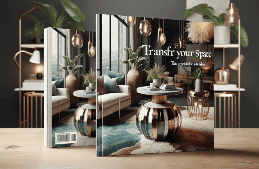 Transforma tu Espacio: La Mesa Auxiliar Irresistible