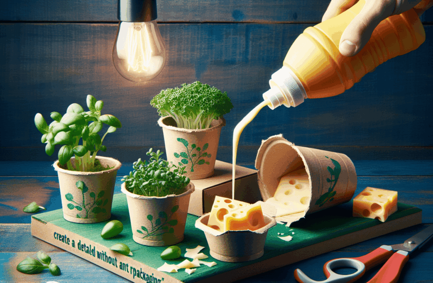 Innovación Verde: Crean Macetas Hidropónicas Recicladas a Partir de Envases de Queso Fresco Mercadona