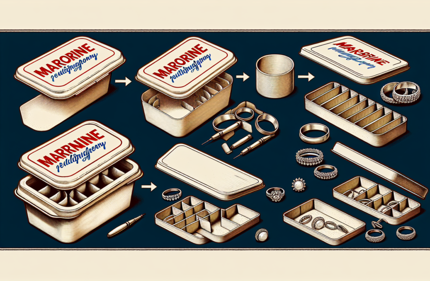 De Caja de Margarina a Elegante Organizador de Anillos: Un Proyecto de Reciclaje Creativo