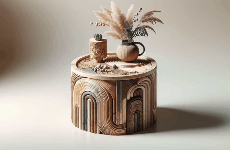 Un Diseño Irresistible: La Mesa Auxiliar que Cautiva a Primera Vista