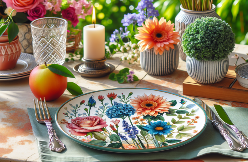 Descubre la Elegancia Duradera: Vajilla Irrompible Tiger para un Toque Primaveral en Tu Espacio Exterior