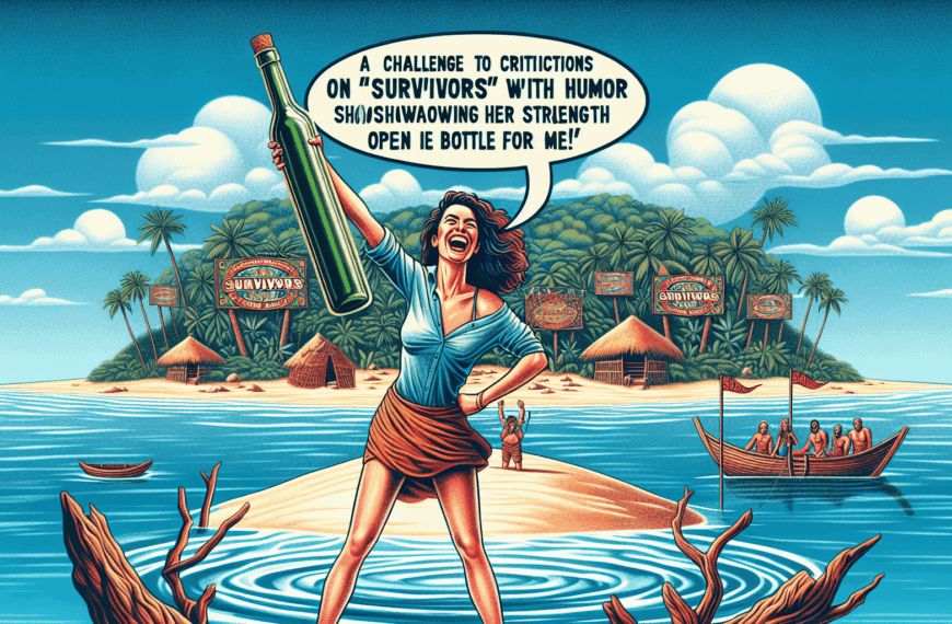 Terelu Campos Desafía las Críticas en ‘Supervivientes’ con Humor: Demuestra su Fortaleza con un Simpático ‘¡Ábreme la Botella!’