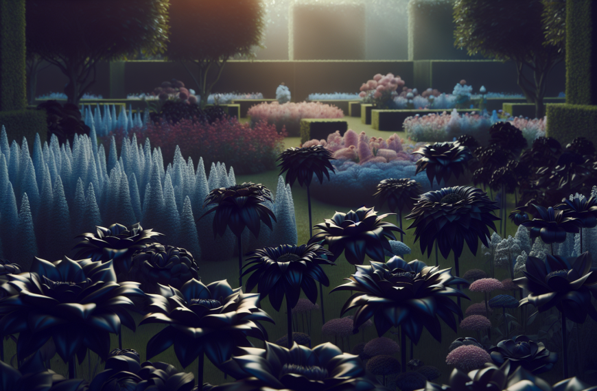Flores Negras: La Revolución Floral que Transformará Nuestros Jardines en 2025