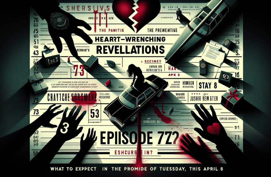 Revelaciones Desgarradoras: Lo que Nos Espera en el Capítulo 572 de ‘La Promesa’ este Martes, 8 de Abril