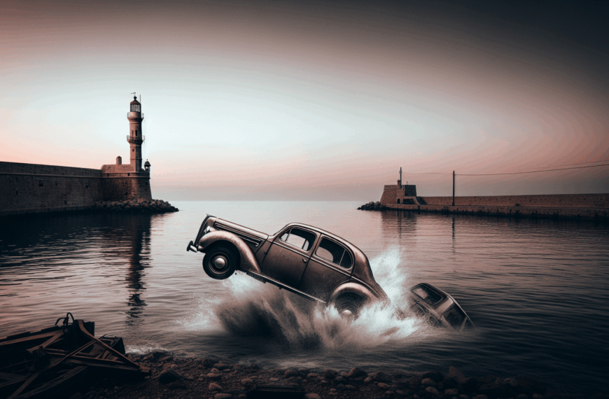 Trágica muerte del expresidente de Ibiza, Pere Palau, al caer su vehículo al puerto de Sant Antoni