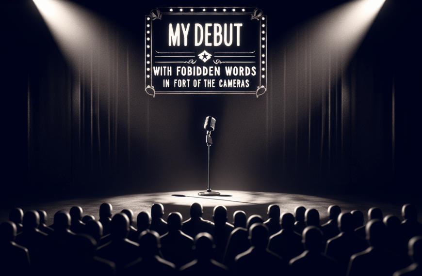 Mi Debut con Palabras Prohibidas frente a las Cámaras