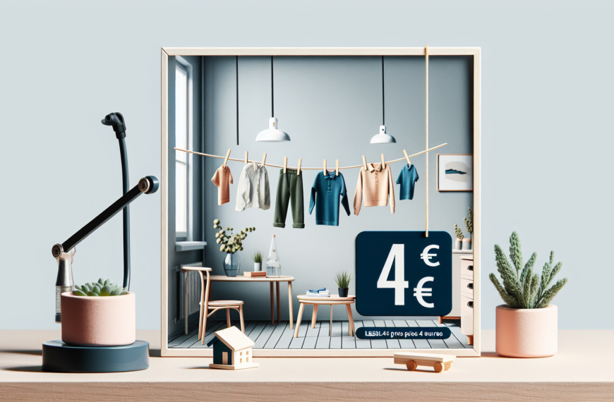 Seca tu Ropa en Casa sin Gastar de Más: El Mini Tendedero de Lidl por Menos de 4 Euros