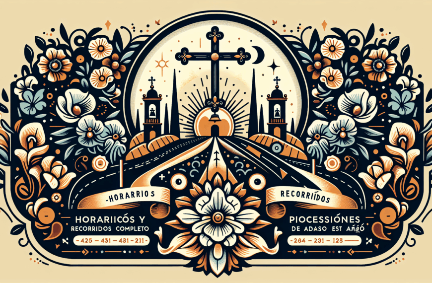 Guía Completa de Horarios y Recorridos de Todas las Procesiones de Este Año