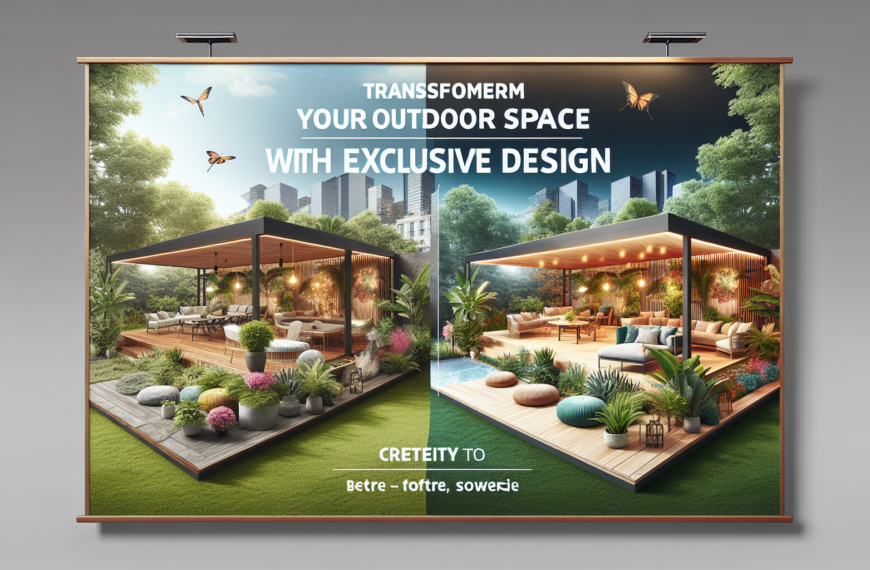 Transforma Tu Espacio Exterior con el Diseño Exclusivo de Pepco