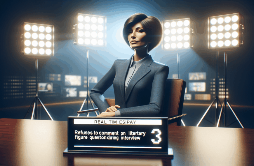 Mercedes Milá adopta una postura firme y se rehúsa a contestar pregunta sobre Mario Vargas Llosa durante entrevista en Antena 3