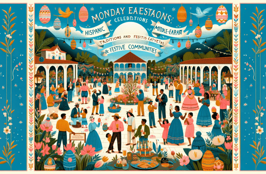 Celebraciones del Lunes de Pascua: Tradiciones Vibrantes y Comunidades en Fiesta