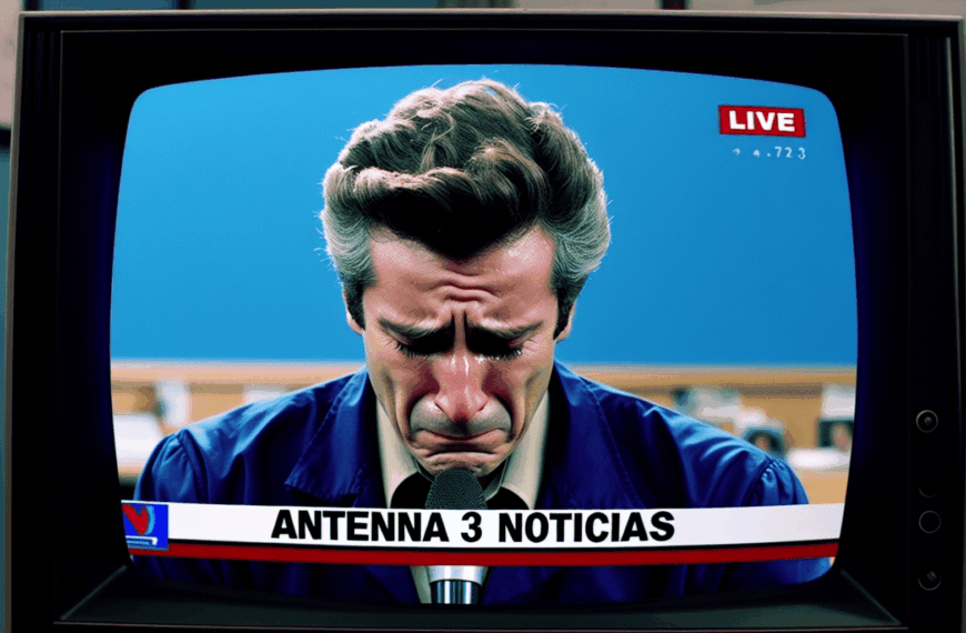 Pelayo sufre un desplome emocional en directo debido al fallecimiento del Papa durante la transmisión de ‘Antena 3 Noticias’