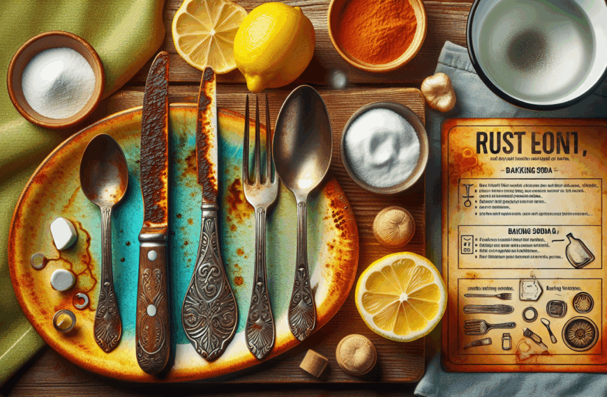 Cómo Eliminar el Óxido de tus Cubiertos: Guía Práctica para el Hogar