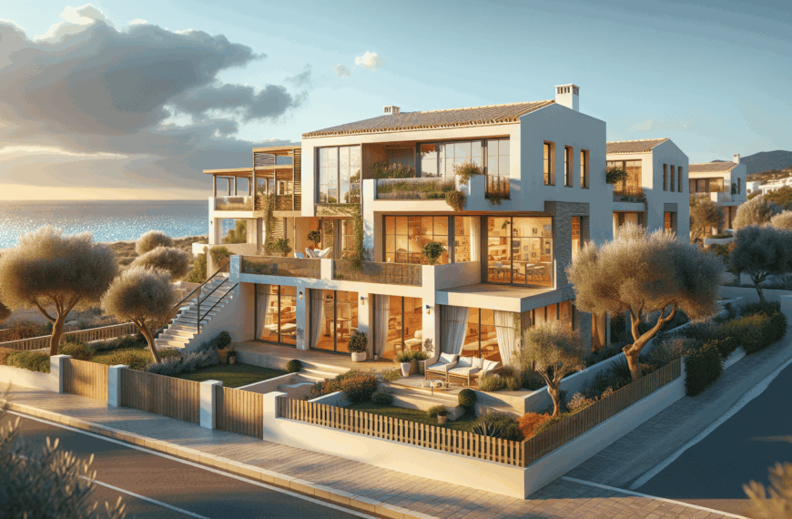 Moderno Adosado de Estilo Mediterráneo en Valencia