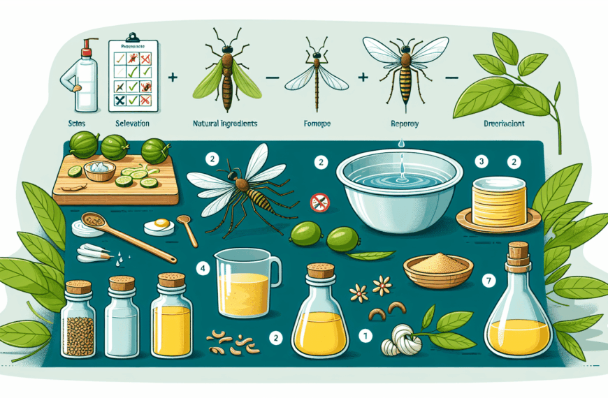 Crea tu Propio Repelente de Insectos Natural: Guía Paso a Paso para un Ambientador Casero Eficaz