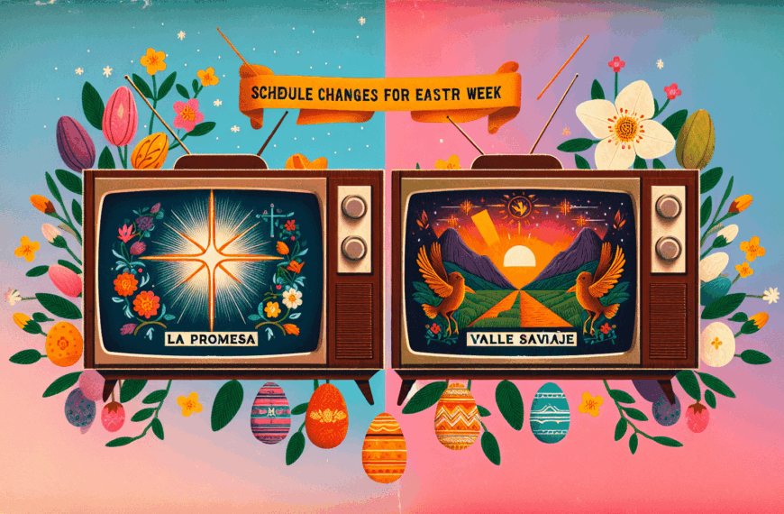Cambios de Horario en ‘La Promesa’ y ‘Valle Salvaje’ para Semana Santa: Ajusta tu agenda